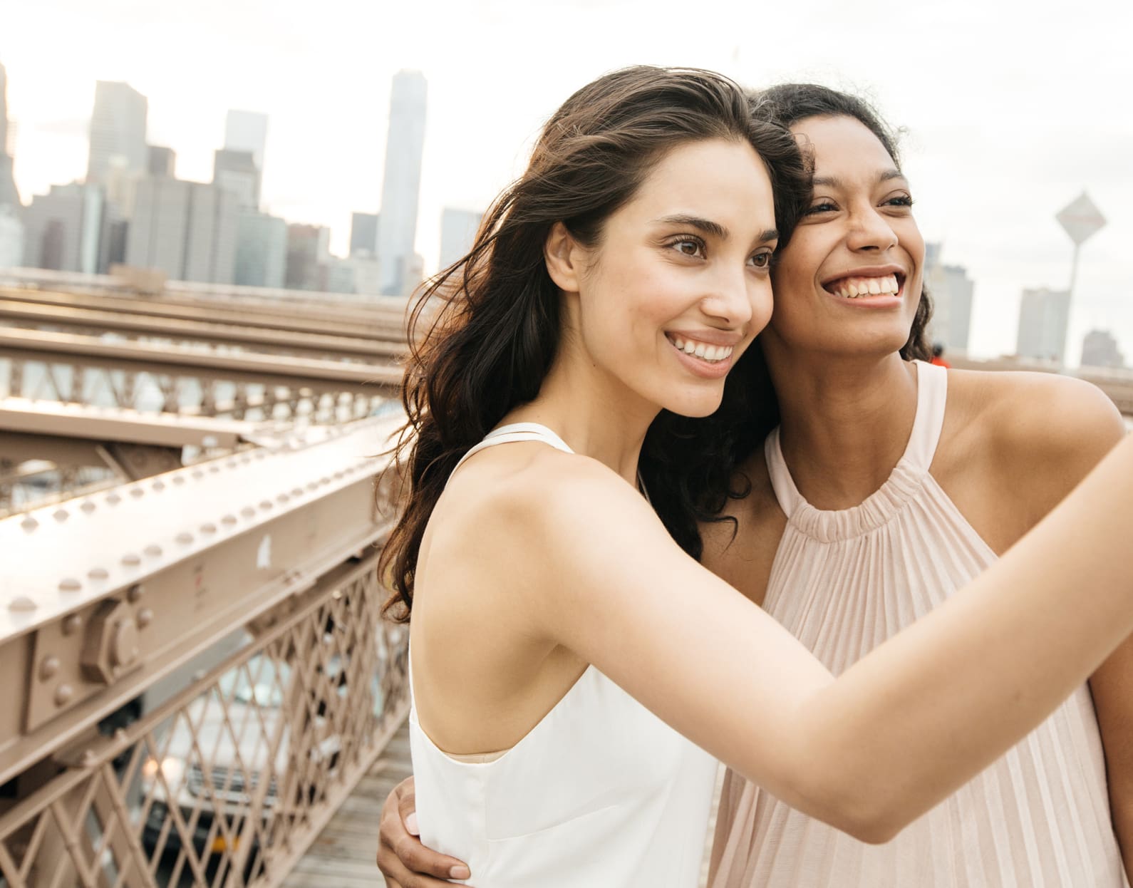 Selfie on Brooklyn BRidge Birthmark & Skin Growth Removal in New York, NY